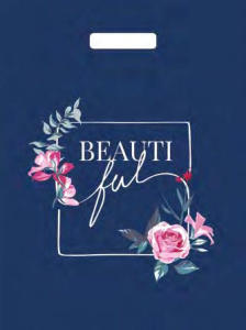 Пакет с выруб. руч. 34х45 (30) (Тико) ПНД Утонченный стиль /800/ 