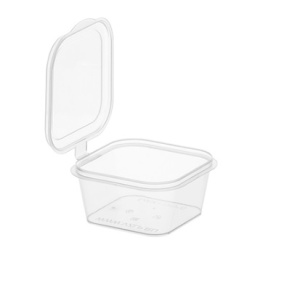 Контейнер для соуса 30 мл квадратный с крышкой ВЗЛП /1920 шт /1542П