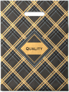 Пакет с выруб. руч. 30х40 (35) (Интерпак) Грани/1000/50