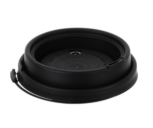 Крышка для Стакана ГОР. d=80 мм с закрыв клапаном Тип И черная ВЗЛП (50/1000 шт/кор) /3017Ч