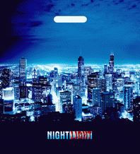 Пакет с выруб. руч. 38х47 (60) (Интерпак) Ночные огни лам. /500/50