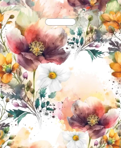 Пакет с выруб. руч. 36х43+3 (35) Луговые цветы/50/1000/ ВУР58820 (АРТПЛАСТ)