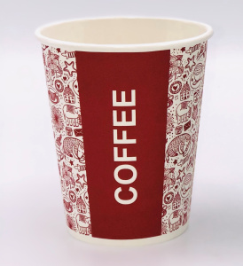 Стакан бумаж. 250мл COFFEE (50/1000шт/кор) ЛигаПак d=79мм
