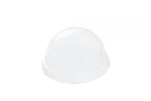 Крышка купольная  "УпаксЮнити"  БЕЗ ОТВЕРСТИЯ "PET" D-95 mm  200/300/400/500мл/50шт*20уп/1000шт