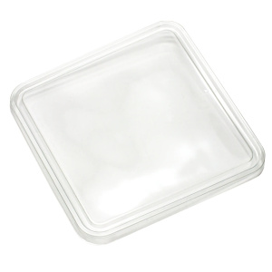 Крышка для квадратного кон-ра 5090/1П ПЭТ прозр.ВЗЛП/ 156 шт/ПОС55570