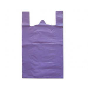 Пакет типа "Майка" /27*49см/ (3,5г) Однотонка Фиолетовая (4000шт*м/к_100шт*пачка)  (АХ)
