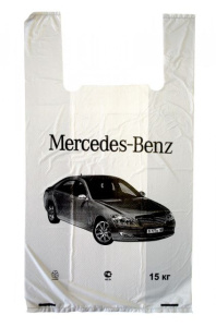 Пакет типа "Майка" /28*50см/ (5,0г) Мерседес 777 (4000шт*м/к _500шт*пачка)  (МП) 41574 