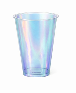 Стакан 375 мл Bubble Cup с квадр.дном ПЕРЛАМУТР ПП 90мм /ВЗЛП/1027IML-ГПЕР/600 шт/