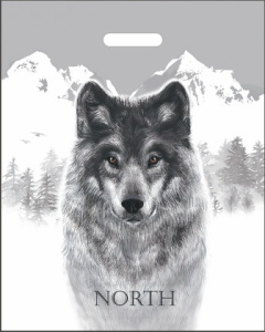 Пакет с выруб. руч. 40х50 (80) (Интерпак) Север /500/50