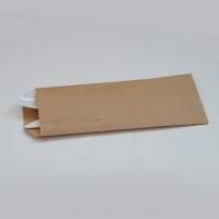 Пакет крафт  V-дно  80*220мм 70гр б/п для стол. прибор. (30/100шт/3000шт)