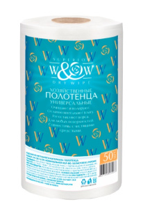 Полотенца хозяйственные универсальные  50 листов W&W Универсальные  /12 шт*уп
