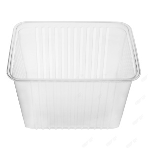 Контейнер прямоуг.плоский 2000 мл (СтандартПластик) /179 * 132 * 128мм/ /450шт*кор/БЕЗ КРЫШКИ
