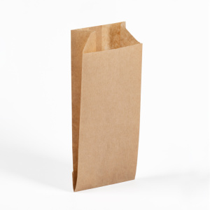 Пакет крафт  V-дно 140*60*250 40гр б/п Д (15/100шт/1500шт)