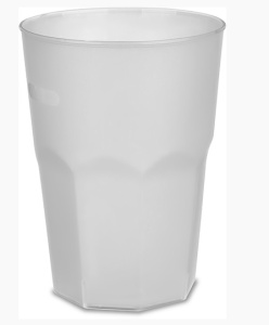 Стакан 300 мл. "ИНЕЙ" белый PS /20 шт х 5 уп/100шт в кор/ ВЗЛП/1007Б
