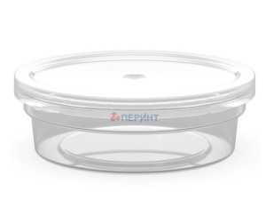 Банка универсал  80 мл d 80 мм h 25 мм (100 шт) Перинт/ крышка 21099