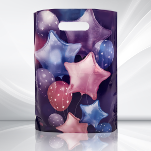 Пакет с выруб. руч. 31х40 (60) (Тико) глянец Воздушные звёзды/500 