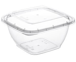 СпК-1212 Контейнер (ВЗЛП) 500 мл "Кубик" прозрачный ПП (126*126*60) 500шт*кор/1291П/кр 40350