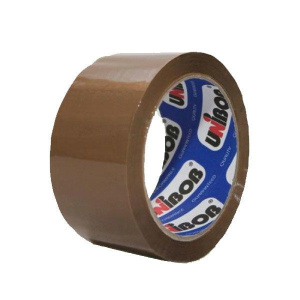 Лента клейкая    48 х132    UNIBOB 400 темный / 6/36шт*кор/ К29348