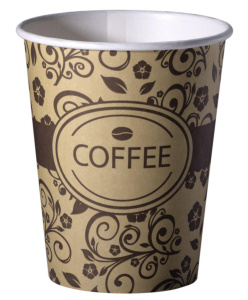 Стакан бумаж. 250мл Узоры РАСПРОДАЖА   для гор/нап. (50/1000шт/кор) Восход d=79/80мм