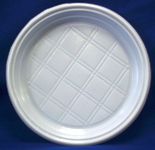 Тарелка D=205 ПС  Б/С ПолиЭр Эконом Белая Б/С (100шт*18уп/1800шт*кор) 5гр