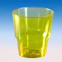 Стакан 200мл Кристалл   Желтый PlasticSolution /50/1000шт*кор