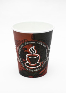 Стакан бумаж. 250мл Coffee Latte для гор/нап. (50/1000шт/кор) ПЭЙПЕР D=80mm 