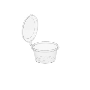 Контейнер для соуса 30 мл D-50мм "2023" с верхним закрытием (80шт/1920 шт*кор) 1236П/ ВЗЛП