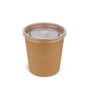 1ЕА Супник бум OneBowl 520мл Крафт /d75/102  Н104мм/ (25/550 шт*кор) / кр 7578