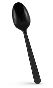 Ложка столовая черная "Премиум Э" /50шт*30уп/ (1500шт/кор)/20514