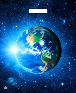 Пакет с выруб. руч. 38х45+6 (60) (Тико) ПВД ламинат Земля/500/