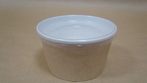 Миска бумаж 500мл для Супа КРАФТ  (50/500 шт/кор) D=121 мм / кр 5329