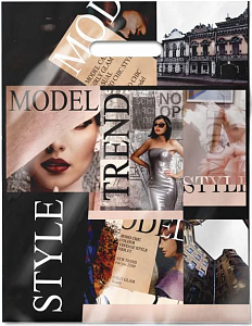 Пакет с выруб. руч. 31х40 (60) (Интерпак) Акцент /500/50