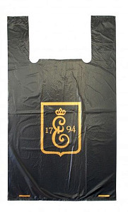 Пакет типа "Майка" /28*50см/ (5,0г) Екатеринодар чёрный (4000шт*м/к_500шт*пачка) (МП) 41573