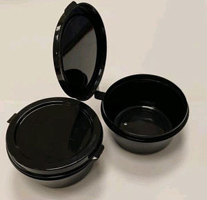 Контейнер для соуса 50 мл D-60мм ЧЕРНЫЙ "box4food" (80шт/1200 шт*кор) 1244Ч/ПОС46037