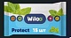 Влажные салфетки  15 шт "Wiloo" ментол /44 пачек/ антибактериальные