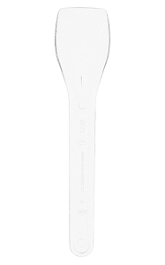 Ложка для мороженого прозрачная 9,5см ПС ВЗЛП /100шт*14уп/ (1400шт/кор)/5053П
