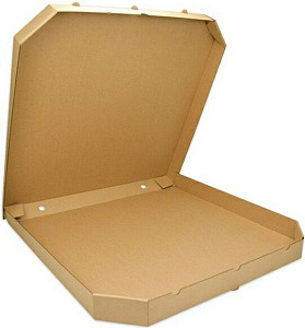 Коробка картон  Бурая без печати "Пицца" Ракушка 50х50*40 / 50шт ЗА