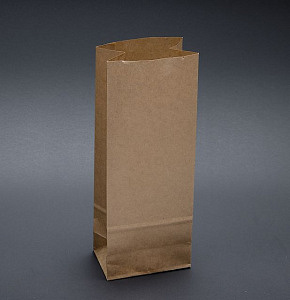 Пакет Крафт с прямоугольным дном  80*50*180мм 70гр (1/800)