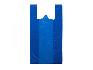 Пакет типа "Майка" /32*60см/ (12гр) Дуб синий (100 шт х ... уп/...000) (АХ)  