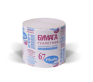 Туалетная бумага  "УЮТ"  /90мм/ 34м /48 рул*уп/2072/55пал