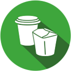 Бумажная одноразовая посуда / Стаканы, Тарелки/