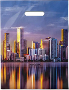 Пакет с выруб. руч. 31х40 (60) (Интерпак) Ракурс /500/50