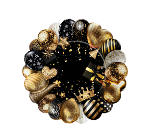 Тарелка картон цветная с рисунком ромашка D=180 Золотой праздник (70пач/10шт/700шт*кор)