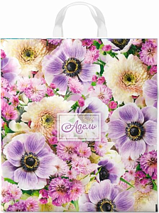 Пакет с петл.ручкой 38х42 (40) ПНД (Интерпак) Адель /500/25