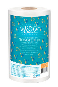 Полотенца хозяйственные универсальные  50 листов W&W Универсальные  /12 шт*уп