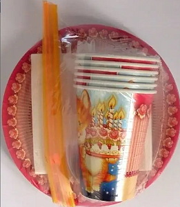 Набор посуды "Детский" №2 по 6шт (20наб*кор)