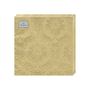 Салфетка 3-сл. 40*40  16л Bouquet Premium Шампань /12уп*кор/25480