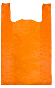 Пакет типа "Майка" /23*43см/ (2,3г) Оранжевая (90шт*50 пачек) (АП) 