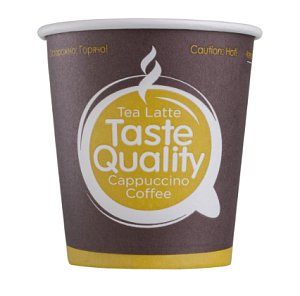 Стакан бумаж. 100мл Taste Quality  для гор/нап. (60/2520шт/кор) Формация d=62мм